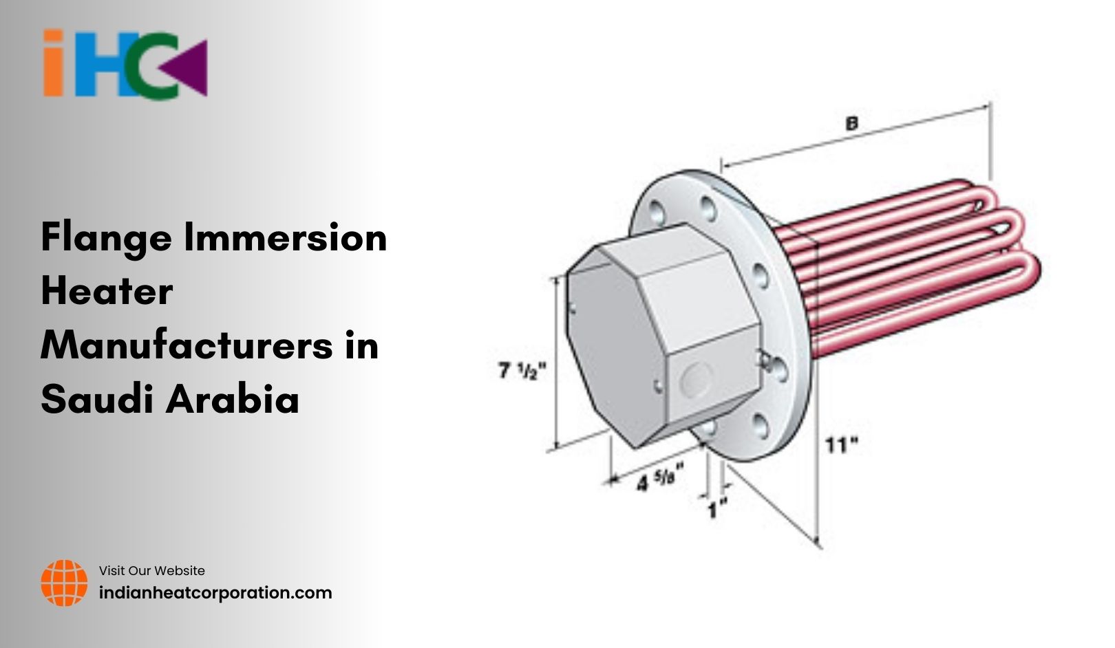 Flange Immersion Heater Manufacturers in Saudi Arabia