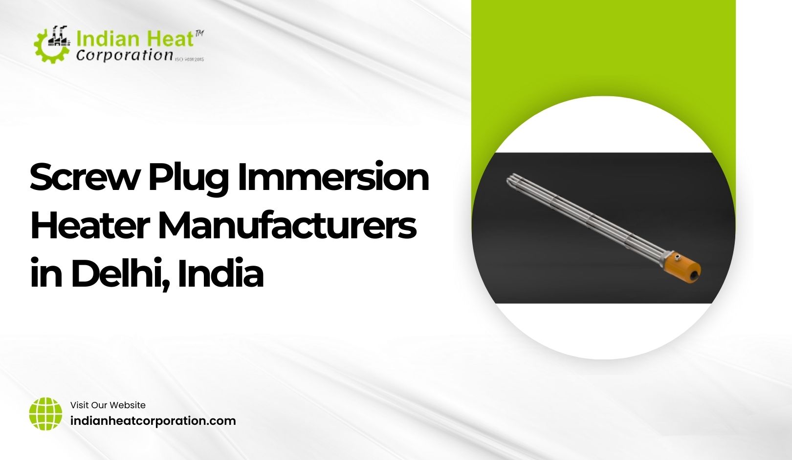 Screw Plug Immersion Heater Manufacturers in Delhi, India